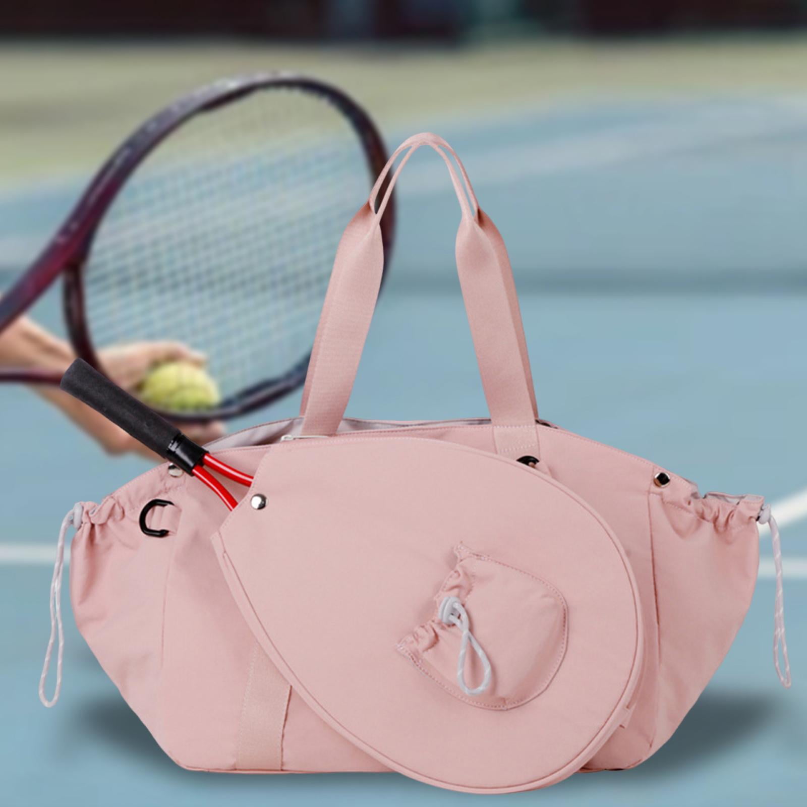Badminton Racket Bag Tennis Tote Sports Handbag Large Capacity Waterproof Nylon for Women Players Outdoor Fitness