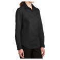 thumbnail image 4 of Yellow Rooster Women's Long Sleeve SuperPro Twill Shirt Black XS, 4 of 6