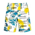 thumbnail image 4 of Ailaofu Women's Elastic Waist Printed Shorts, Casual Loose Lightweight Comfortable Summer Shorts, Beach Vacation Casual Shorts, 4 of 7