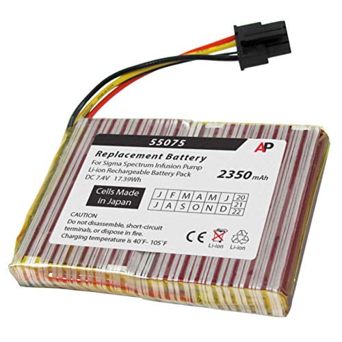 Batería Artisan Power para Bomba de Infusión Sigma Spectrum 7.4V 2350mAh