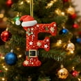 thumbnail image 3 of Decoraciones de Árbol de Navidad 2D Acrílico Decoración Carta Colgante con 26 Letras Diy Navidad Decoración Del Hogar Ornamentos Del Árbol de Navidad, 3 of 5