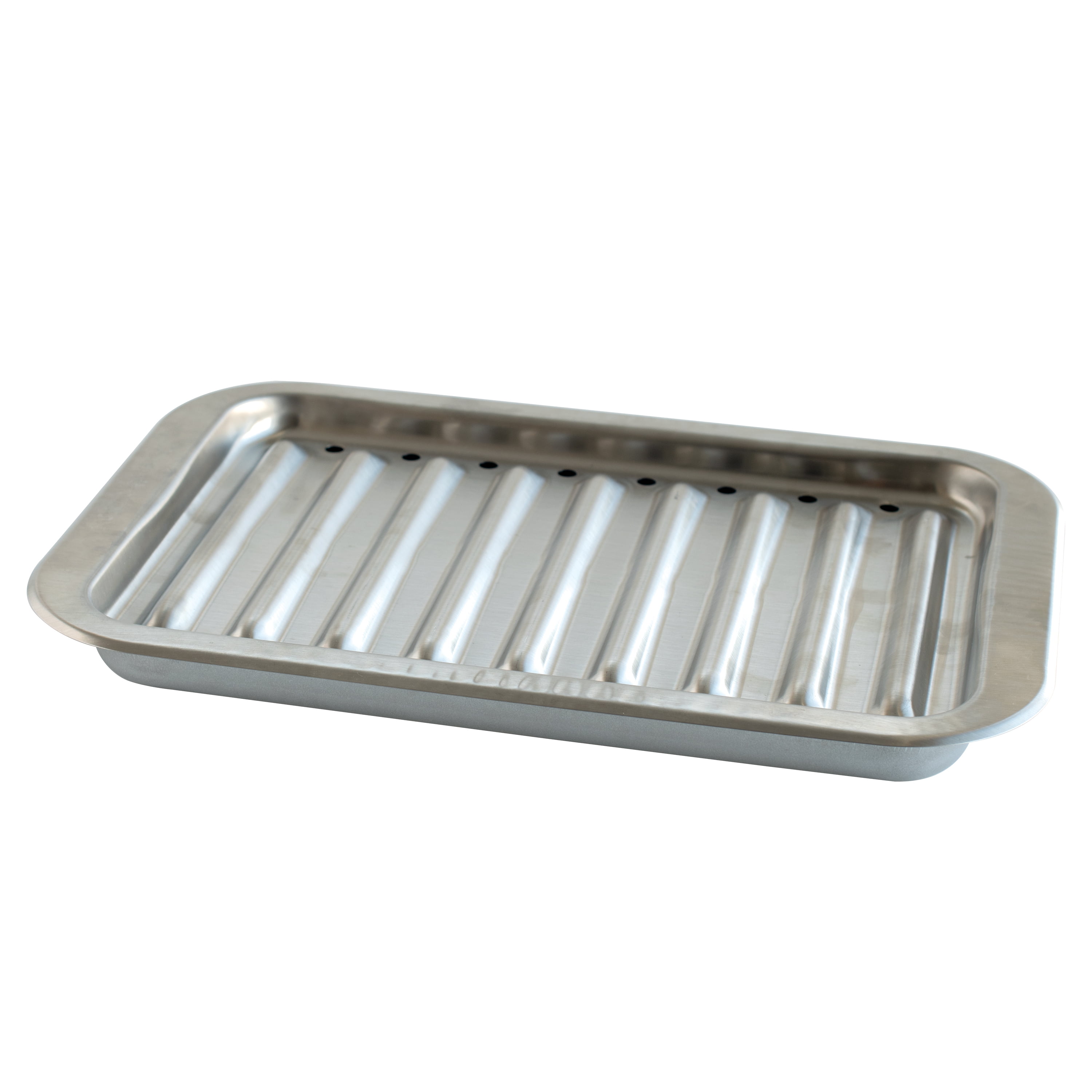 Nordic Ware Naturals 2-Piece Broil and Grill Baking Pan with Crisping Rack