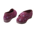 thumbnail image 4 of Comfylux Womens Davina Floral Superwide Slippers, 4 of 4