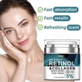 thumbnail image 3 of Crème pour le Visage au Rétinol, Hydratant Facial au Collagène et à l'Acide Hyaluronique, Lisse les Rides et Réduit les Ridules avec Vitamine, 3 of 5