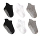 thumbnail image 1 of Minnieouse 6 piezas de medias para niños, calcetines tobilleros transpirables antideslizantes con buena elasticidad, estilo Simple, buena artesanía, ropa Medias negro blanco gris 8-10 Minnieouse AP009062-20B, 1 of 6