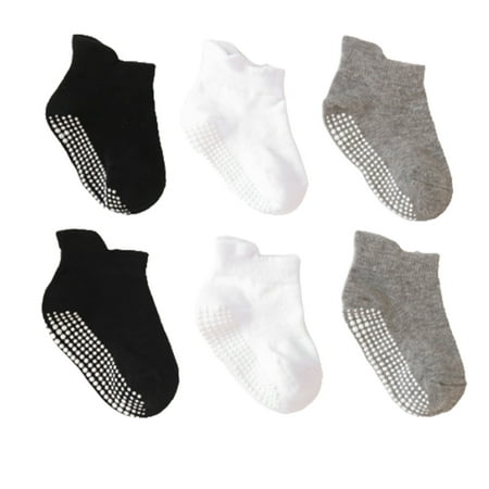 

3Set of 6 Pieces Kids Stockings Cotton Breathable Socks Comfortable Wearing Good Craftsmanship Hose with Dots Design Accessories 16