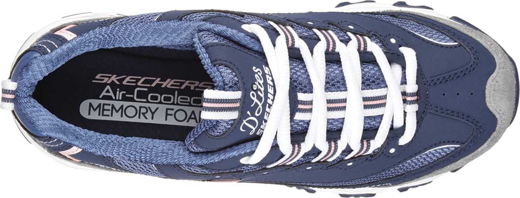 Skechers Women's Sport D'Lites New Journey Lace-up Athletic Sneaker, Wide Width Available