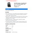 thumbnail image 2 of Fuel Filler Housing - Compatible with 2016 - 2021 Ram ProMaster 1500 2017 2018 2019 2020, 2 of 2