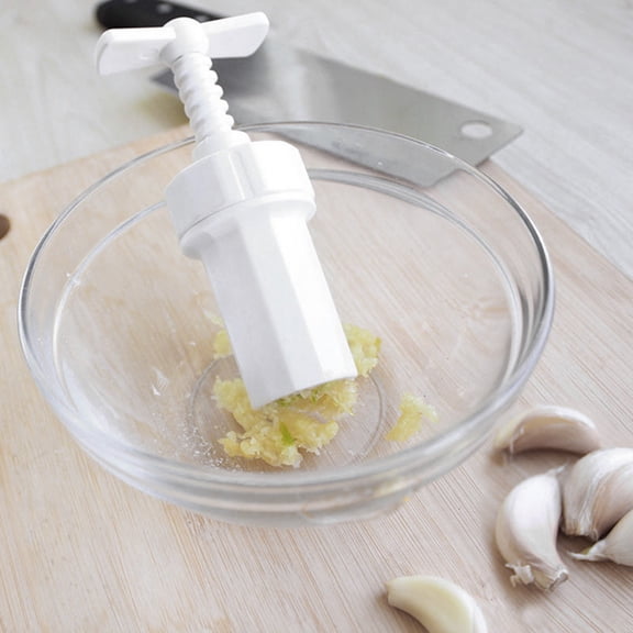 DEMACRIO Garlic Press Mincer Garlic Peeler Pp Cooking Tool Easy To Use Odor 52g Thick Rotation Handle