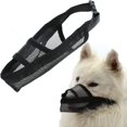 thumbnail image 2 of Traje de bozales para perros, 1 PCS Anti-morder Barking Bozales para mascotas Cubierta ajustable para la boca del bozal para perros - Negro, 2 of 5