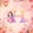 Pink H, variant on meiyoeat Watercolor Ombre Monogram J Bedding,Cute Cartoon Princess Elf Duvet Cover Full For Girl,Pink Reversible,3-Piece,1 Duvet Cover and 2 Pillowcases