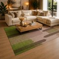 thumbnail image 3 of Gelasgo Abstract Brushstroke Velvet Area Rug, Modern Artistic Pattern Decorative Carpet, Soft Indoor Floor Mat for Bedroom Living Room Office Dorm Home Decor, 3 of 5