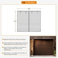 thumbnail image 3 of AUR Garage Screen Door 8x7 Ft: Heavy Duty Magnetic Closure Garage Door Screen 1 car, Retractable Roll Up Garage Net Screen for Patio, Hand-Free, Easy Install, Keep Bugs Out & Air in, 3 of 9