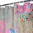 thumbnail image 3 of Pioneer Flower Floral Print Pattern Shower Curtain 36"x72" ,Bathroom Decorative Shower Curtains Set with 12 Hooks,Modern Waterproof Washable Shower Curtain, 3 of 6