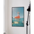thumbnail image 5 of HAUS AND HUES Flamingo Art and Beach Pictures Wall Art - Flamingo Wall Art and Beach Art Wall Decor, Peach Pink Flamingos Poster Beach Prints Wall Decor, Beach Prints Wall Art (24" x 36" Unframed), 5 of 6