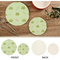 thumbnail image 4 of Pot Holders Trivets Set Pure Cotton Potholders Set, Hot Pads Set of 2, Cute Frogs Dragonfly Hot Pot Trivets One 9.45 Inch and One 7 Inch Home Decor Gifts, 4 of 7