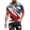 Blue-4, variant on Cavosen T Shirts for Men Graphic Short Sleeve Crew Neck Trendy Patriotic Tee Red White and Blue Shirt Summer Basic Tops