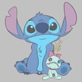 thumbnail image 2 of Womens Lilo & Stitch Cute Friends Together T Shirt, 2 of 4