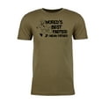 thumbnail image 2 of Men's Worlds Best Farter I mean Father T-shirts, Funny Dad T-shirts - Olive Drab MH200DAD S43 3XL, 2 of 3