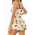 thumbnail image 3 of Avidlove Women's Cami Pajamas Set 2 Piece Cute Print Tank Top with Shorts Sleepwear Camisole Loungwear, 3 of 8