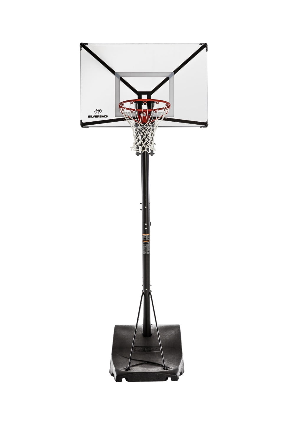 Silverback NXT 50 In. Backboard Portable Basketball Height-Adjustable Hoop  System