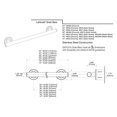 thumbnail image 3 of Gatco 854MX Latitude II 24" Grab Bar, Noir Mat, 3 of 3