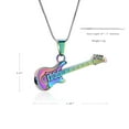 thumbnail image 2 of Guitar Cremation Jewelry for Ashes Holder Urn Necklace Lockets for Human Ashes Pet Ashes Pendent for Ashes and Chain for Memorial Musician, 2 of 5