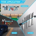 thumbnail image 5 of Magnetic Tool Holder Strip 8 Pack 18 Inch Heavy Duty Tool Magnet Bar for Garage Organization Space Saving Tool Organizer with Mounting Screws for Workshop Kitchen and Workbench, 5 of 7