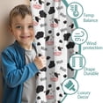 thumbnail image 3 of Blackout Kids Curtains,White Cow Moo Spot Pattern Childrens Insulated Curtains Set Of 2,Bedroom Essentials,Toddler Room Decor 42x84in(106x213cm), 3 of 5