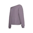 thumbnail image 5 of Women's Hoodless Sweatshirt Off The Shoulder Sweatshirt For Women Oversized Long Sleeve Fleece Basic Pullover Sweatshirts With Pockets, Women's Hoodless Sweatshirt XXXL, 5 of 6
