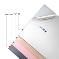 thumbnail image 2 of Roofei Laptop Decal Sticker for Huawei Honor MagicBook 14 with Cool, Metal Keyboard Protective Vinyl Skin (rose gold), 2 of 8