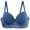 Blue, variant on Full Coverage Bras for Women Xunlbb Plus Size Women's Solid Color Bra With Large Chest And Steel Ring Plus Size Lingerie Sexy Gathering Bra Lingerie(Blue,XXL)