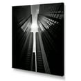 thumbnail image 2 of Designart "Minimalist Scenery Featuring Skyscrapers In Photography IV" Skyscrapers Wall Art Living Room, 2 of 7