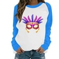 thumbnail image 3 of TaTaai Hoodies Shirts for Women Early Fall Long Sleeve Tops Vintage Graphic Outfits Tops Fashion Pullover Tees Gift, 3 of 6