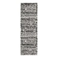 thumbnail image 3 of Unique Loom Morocco Collection Area Rug - Atlas (2' 2" x 6' 1" Runner Ivory/Black), 3 of 7