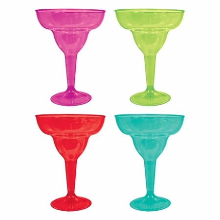 Unbranded Margarita Glasses - Fiesta Colors