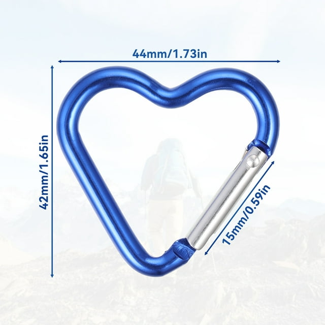 Soidarity 18 piezas de hebillas portátiles en forma de corazón, equipo esencial para entusiastas del aire libre, portátil y conveniente Ropa Deportiva, Zapatos