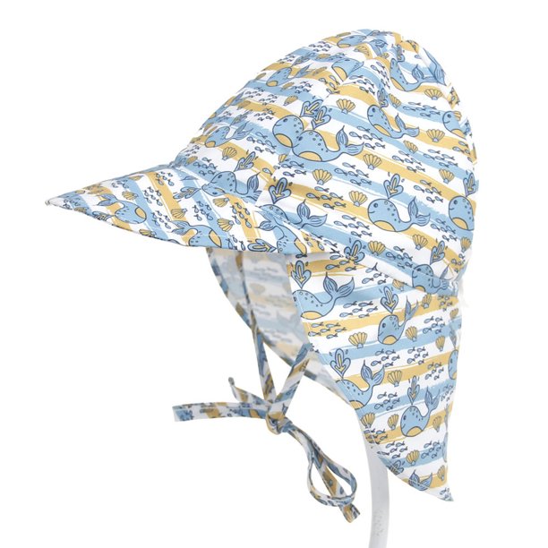 Sombrero de verano para niños, protector solar, de malla transpirable para exteriores, sombrero de playa para bebés, sombrero de viaje para niños