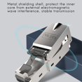thumbnail image 4 of 24Pcs Tool-Free Shielded RJ45 7 Termination Plug Cat7 Plug / Cat7 Connector Connectors Modular 23/24AWG-Black, 4 of 10