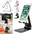 thumbnail image 1 of Cell Phone Holder Desktop Mount Non-slip Mobile Phone Stand for Phone Pad Aluminum Desktop Solid Portable Uniersal Desk Stand, 1 of 9