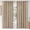 Copper Brown, variant on Faux Linen Curtains 84 Inch Length 2 Panels Natural White Semi Sheer Light Filtering Privacy Burlap Drapes for Living Room Bedroom 42W x 84L