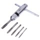 thumbnail image 2 of Sywqhk M3-M8 T-Handle Ratchet Tap Wrench Herramienta de maquinista con 5 piezas Rosca de tornillo Plu Sywqhk Para estrenar, 2 of 6