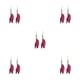 thumbnail image 1 of Jumpingount 2 uds pendientes Retro pantalla Casual elfo joyería Navidad Halloween Acción de Gracias regalos moda chicas rojo Type2 NO2, 1 of 6