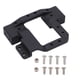 thumbnail image 1 of Soportes de parachoques delantero de metal, soporte de reubicación Servo para piezas de coche trepador de control remoto Redcat GEN8 1/10, color negro, 1 of 10