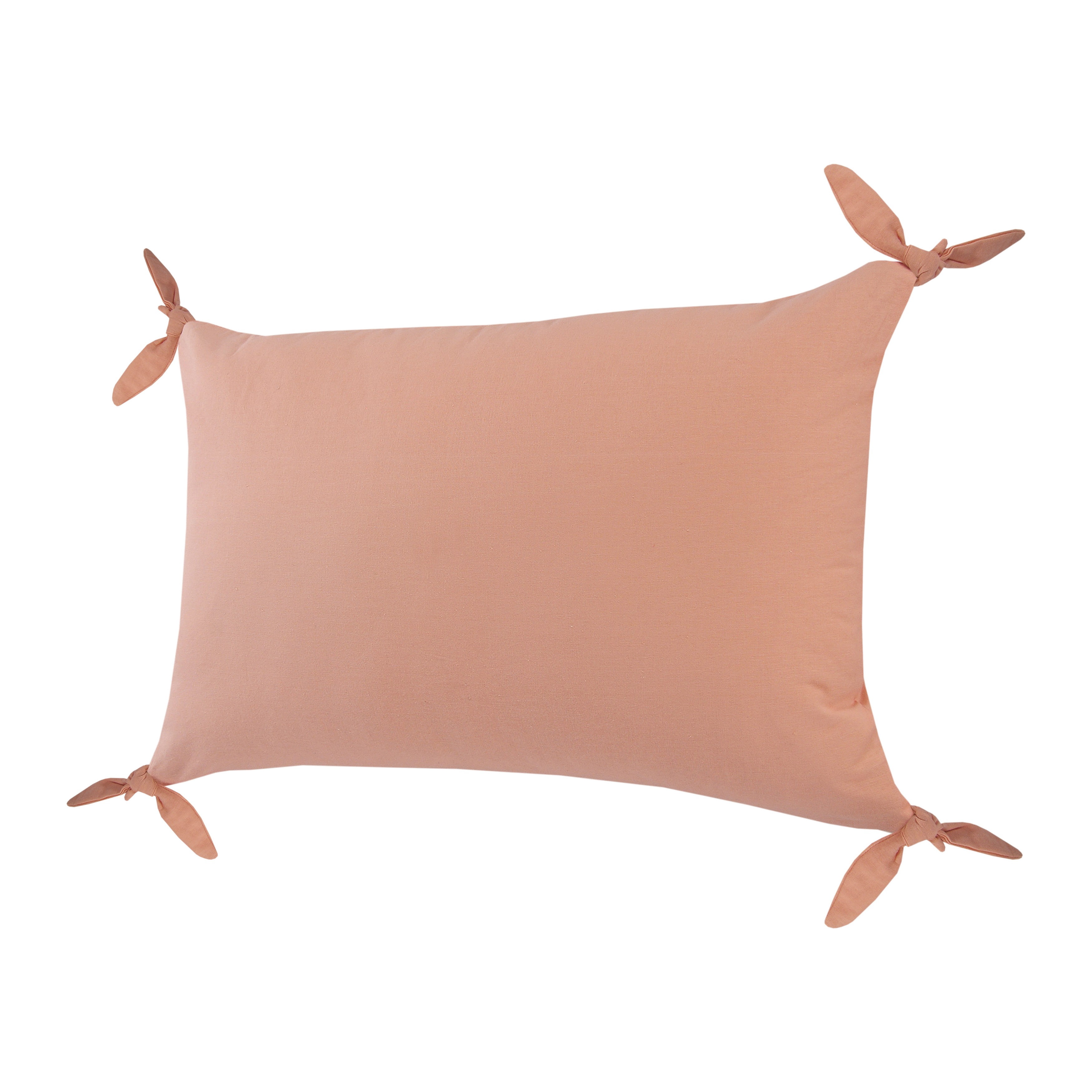 Harlow Hill Lucerne 16" x 24" Blush Pink Striped Cotton Adult Decorative Throw Pillow Cover