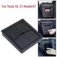 thumbnail image 1 of Poignée d'Accoudoir de Console de Voiture Boîte de Rangement Cachée pour Tesla Modèle 3 Accessoires16-21, 1 of 9