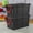 Black, variant on Extra Large Storage Bin, 40 Gallon Wheeled Plastic Storage Container with Handle,Pack of 2, Clear/Green