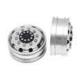 thumbnail image 4 of 2Pcs Wheels Hubs Front Bearing Brake Metal Tire Beadlock Bolts Toys Spare Rim Modified 1/14 Remote Control Car Tractor Replacement for Tamiya, 4 of 6