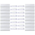 thumbnail image 2 of 16Pcs Name Tag Blank Name Badges DIY Blank ID Sublimation Name Badge with Pin Backing for Office, 2 of 8