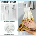 thumbnail image 6 of ZIATUBLE Sunflower Hanging Hand Towels Cute Cat Towels for Kitchen Cleaning Set 2 Piece Hanging Dual-Purpose Hand Towel Machine Washable Hand Towels for Bathroom with Loop Home Decor, 6 of 7
